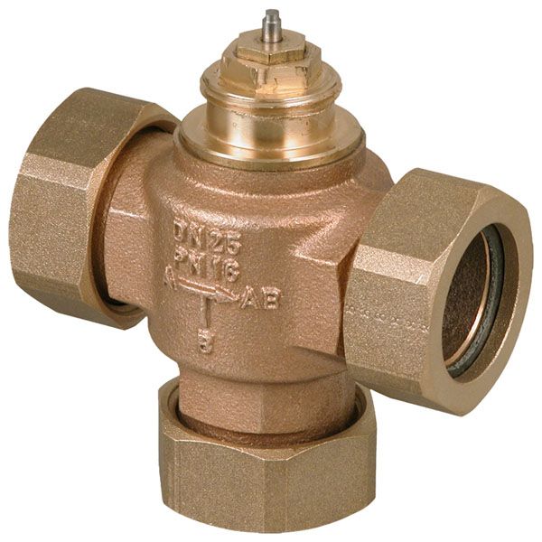 3-way unit valve, PN 16