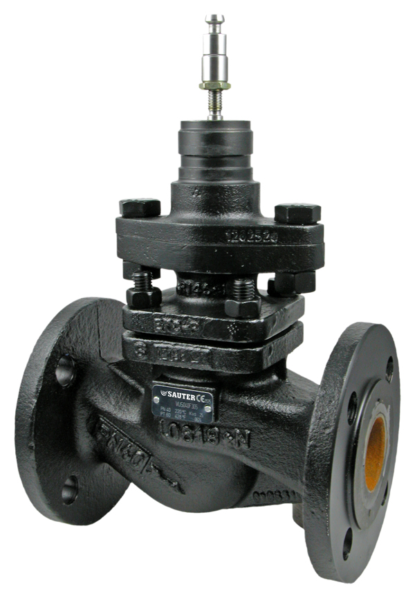 2-way flanged valve, PN 40 (el.)