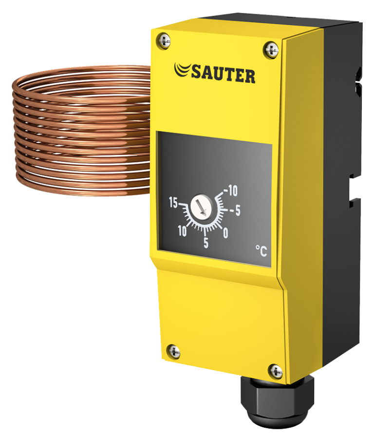 Frost monitor/limiter with capillary sensor