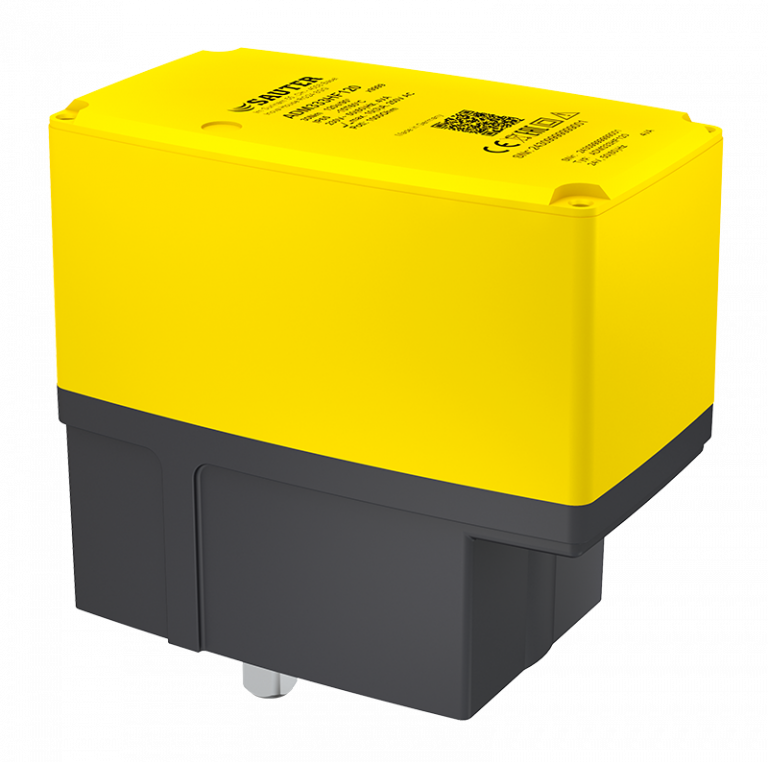 Motorised actuator with positioner
